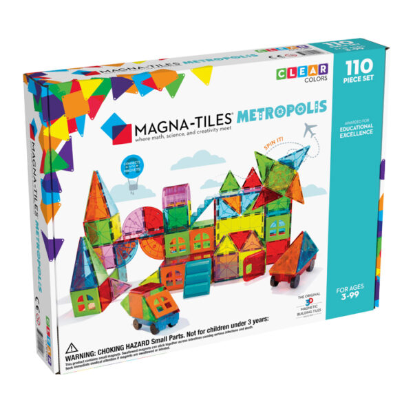 Magna-Tiles Clear Colors Metropolis 110-delig